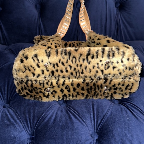 Raviani Leopard and Rhinestone Bag - Picture 3 of 7